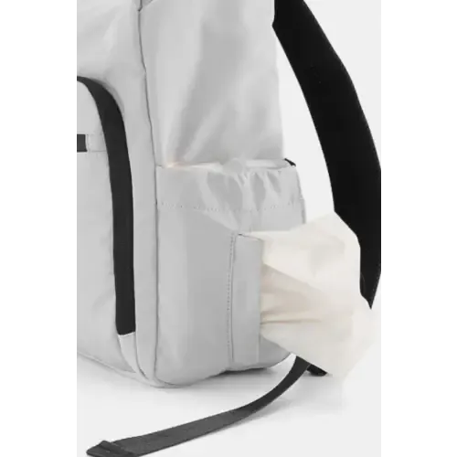 Mauve Nylon Waterproof Backpack