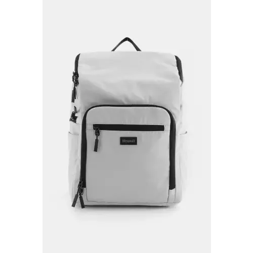 Mauve Nylon Waterproof Backpack