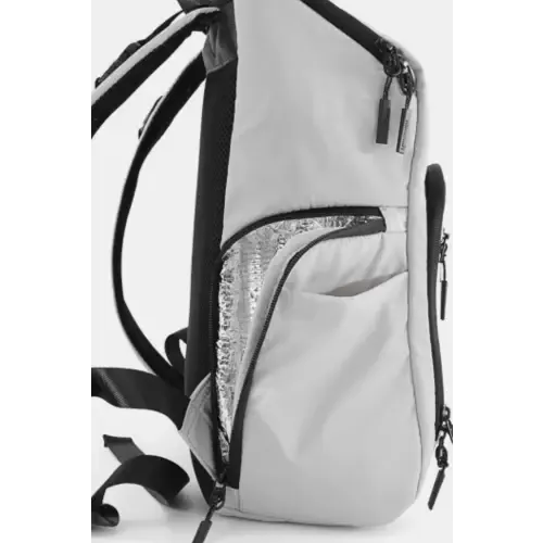 Mauve Nylon Waterproof Backpack