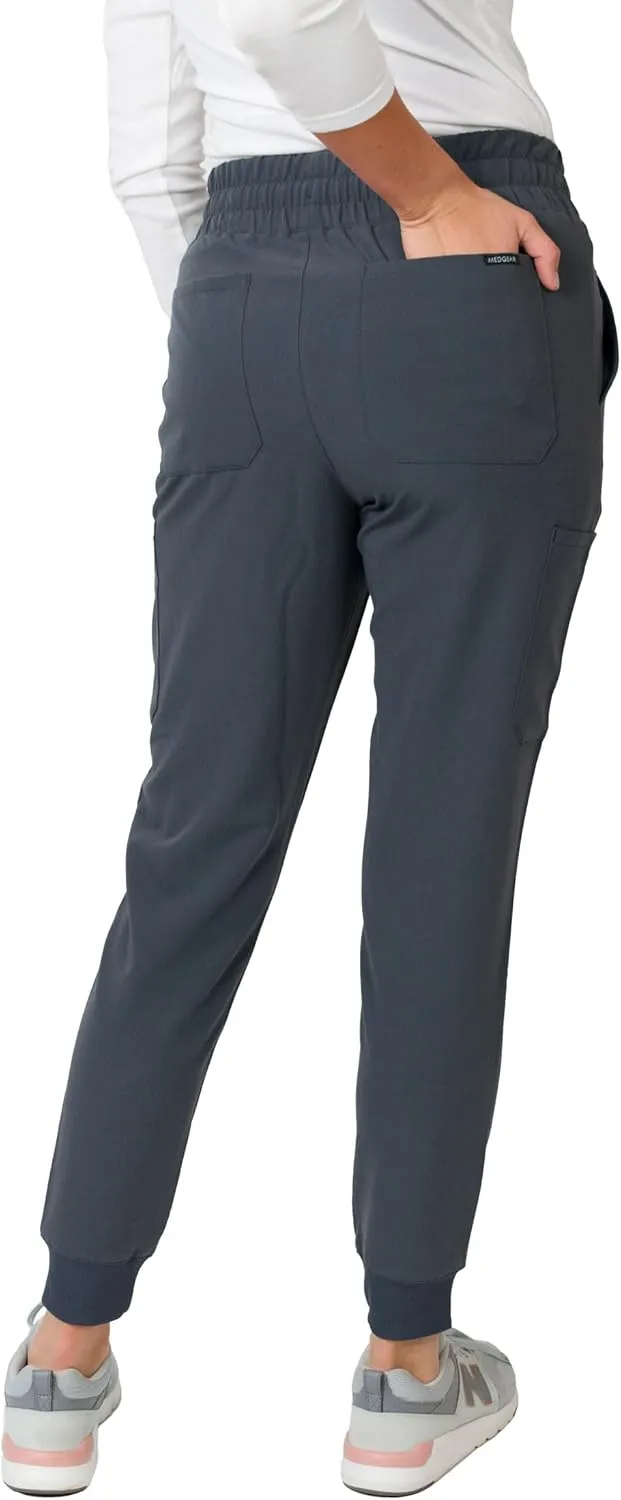 Medgear Madison 4-Way Stretch Jogger Scrub Pant for Women, Mid-Rise, Slim, Liquid Repellent