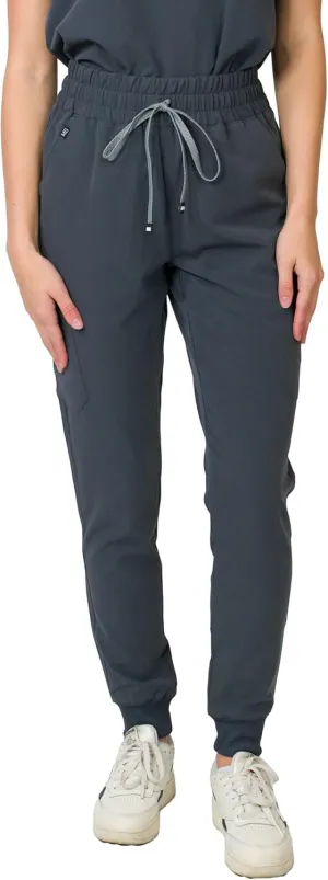 Medgear Madison 4-Way Stretch Jogger Scrub Pant for Women, Mid-Rise, Slim, Liquid Repellent