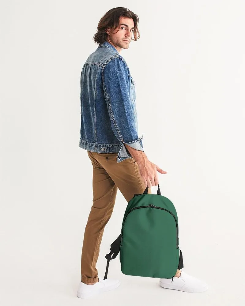 Medium Dark Green Waterproof Backpack | Medium Dark Pastel Green | C60M0Y60K60