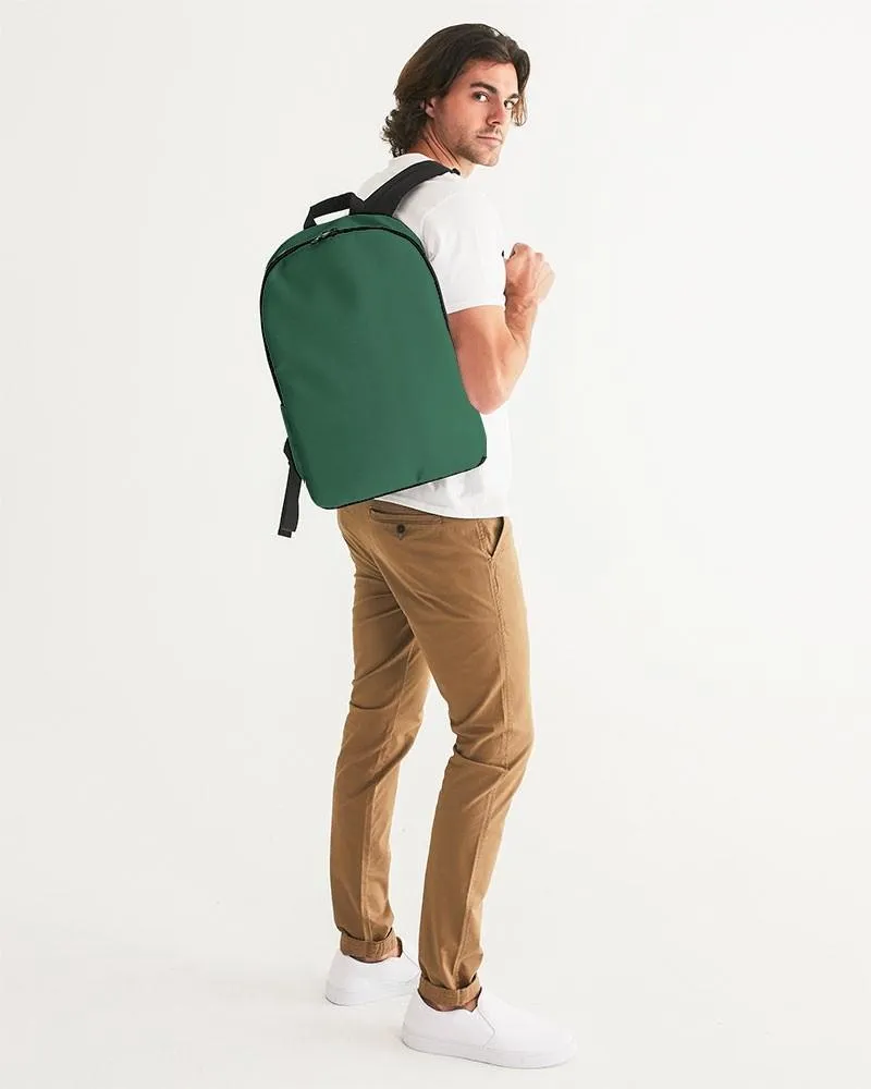 Medium Dark Green Waterproof Backpack | Medium Dark Pastel Green | C60M0Y60K60