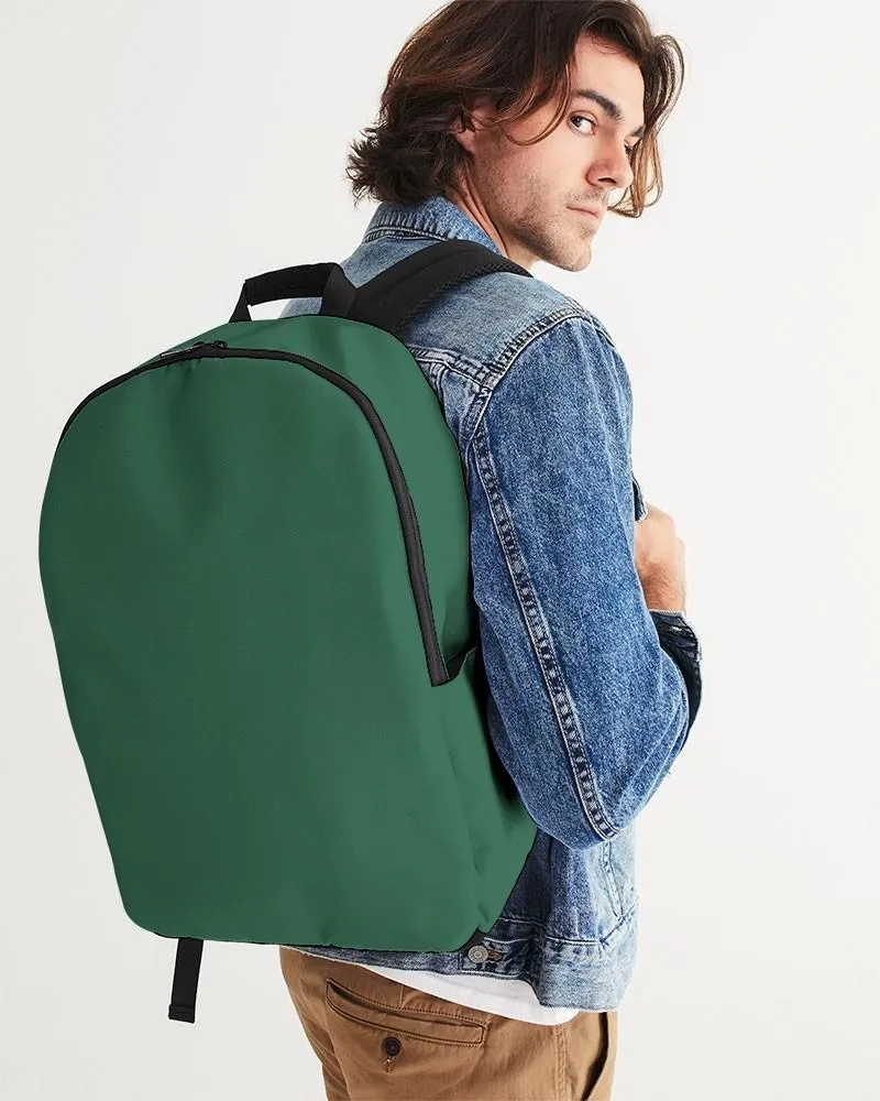 Medium Dark Green Waterproof Backpack | Medium Dark Pastel Green | C60M0Y60K60