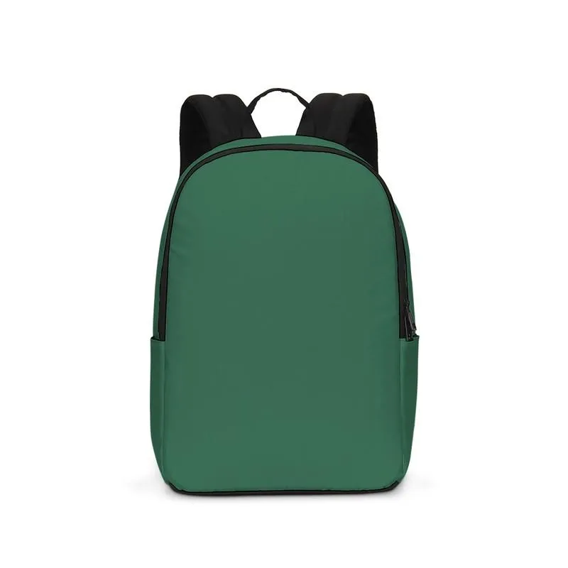Medium Dark Green Waterproof Backpack | Medium Dark Pastel Green | C60M0Y60K60