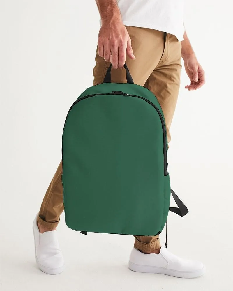 Medium Dark Green Waterproof Backpack | Medium Dark Pastel Green | C60M0Y60K60