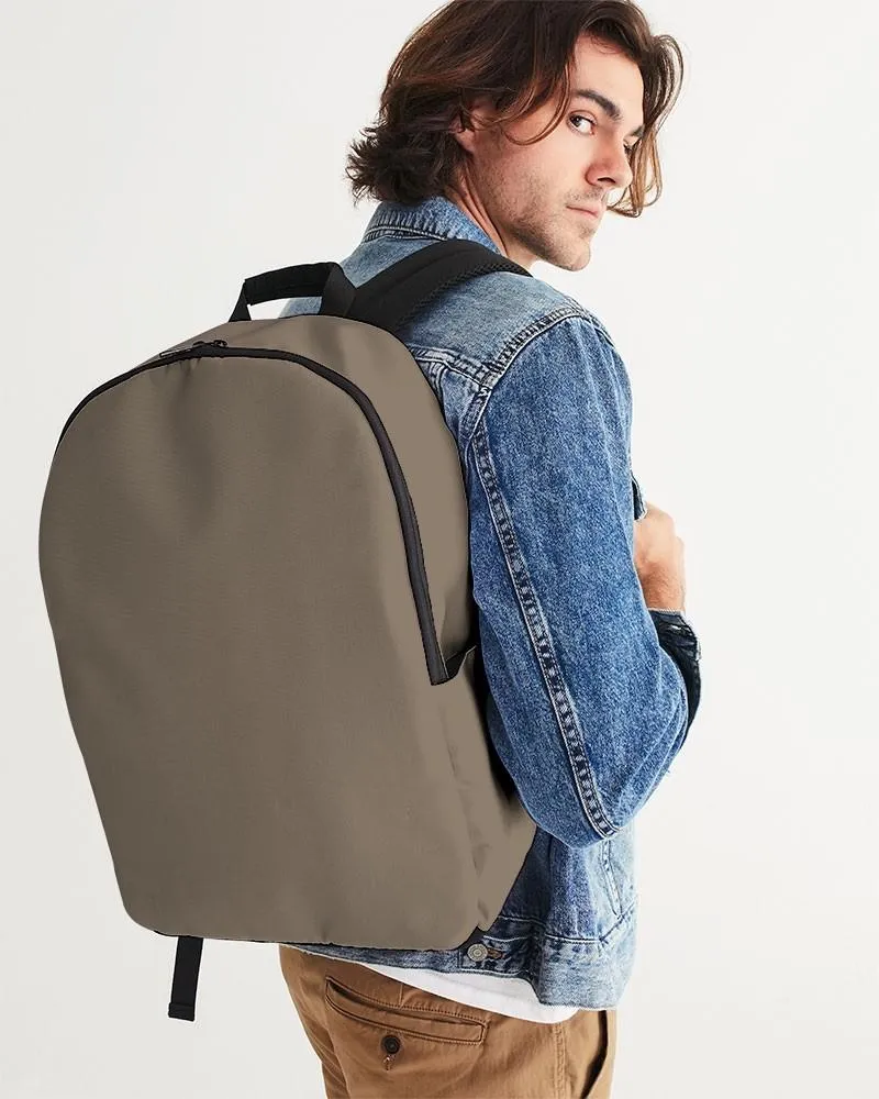 Medium Dark Orange Brown Waterproof Backpack | Medium Dark Pale Pastel Orange Brown | C0M15Y30K60