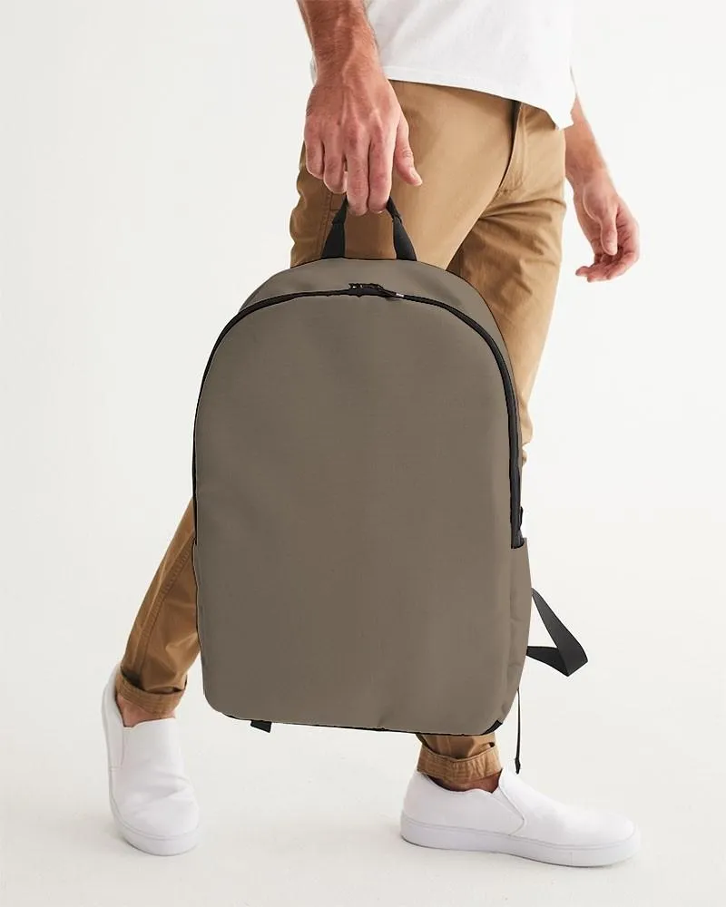 Medium Dark Orange Brown Waterproof Backpack | Medium Dark Pale Pastel Orange Brown | C0M15Y30K60