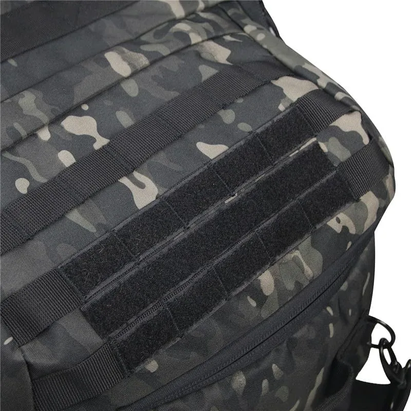 Men Army Sport Gym Bag Tactical Waterproof Backpack Camping Backpacks Sports Travel Bags, Green, S 40Litres, Backpacks