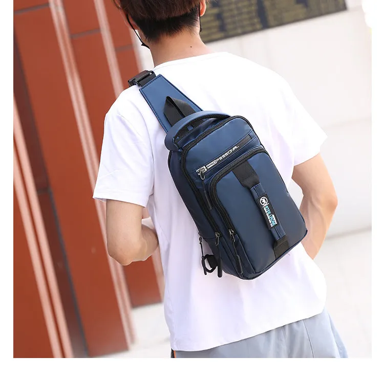 Men's outdoor waterproof diagonal bag