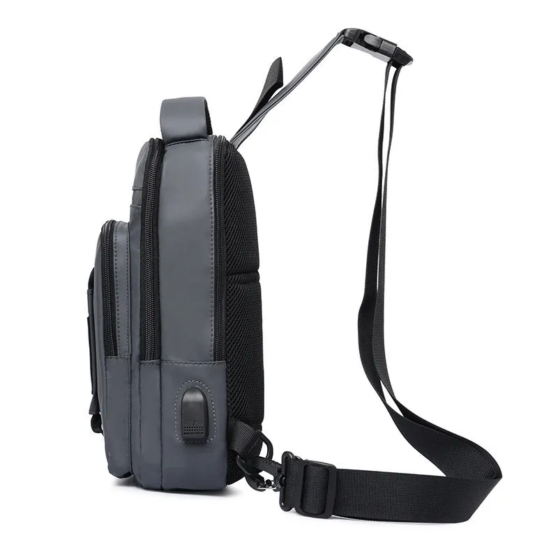 Men's outdoor waterproof diagonal bag