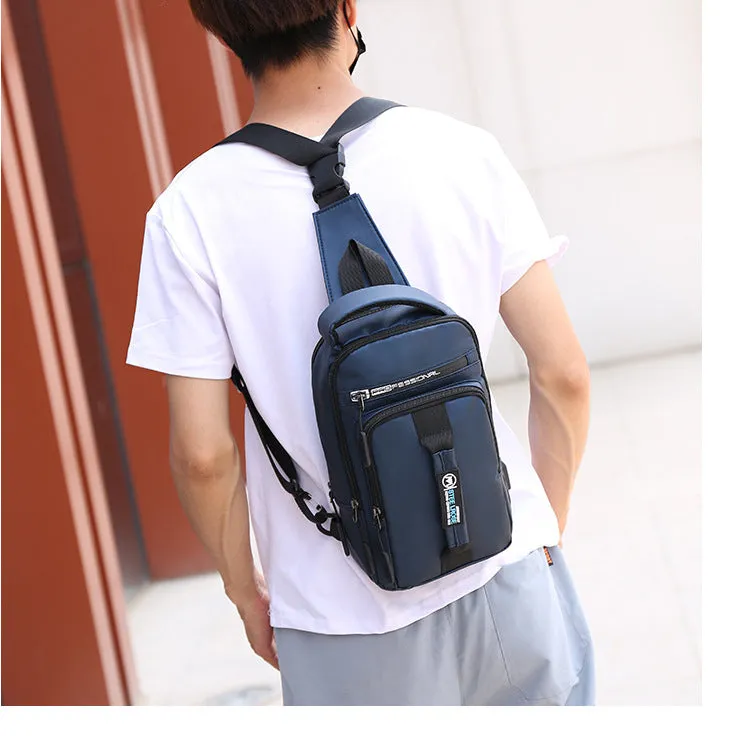 Men's outdoor waterproof diagonal bag