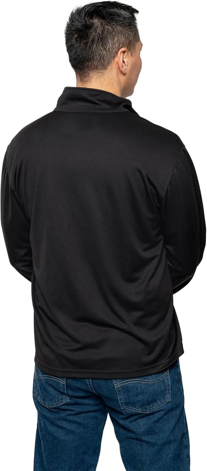 Men's Quarter Zip, with Built-in Insect Repellent