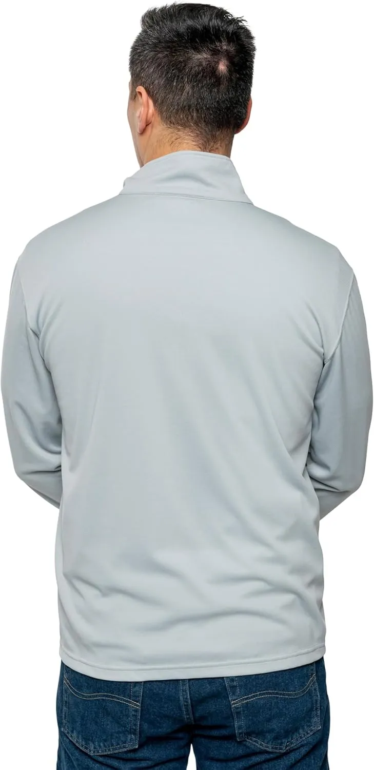 Men's Quarter Zip, with Built-in Insect Repellent