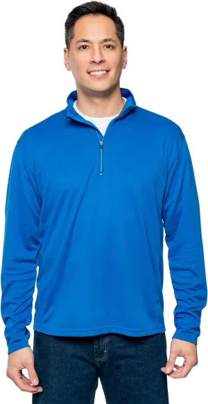 Men's Quarter Zip, with Built-in Insect Repellent