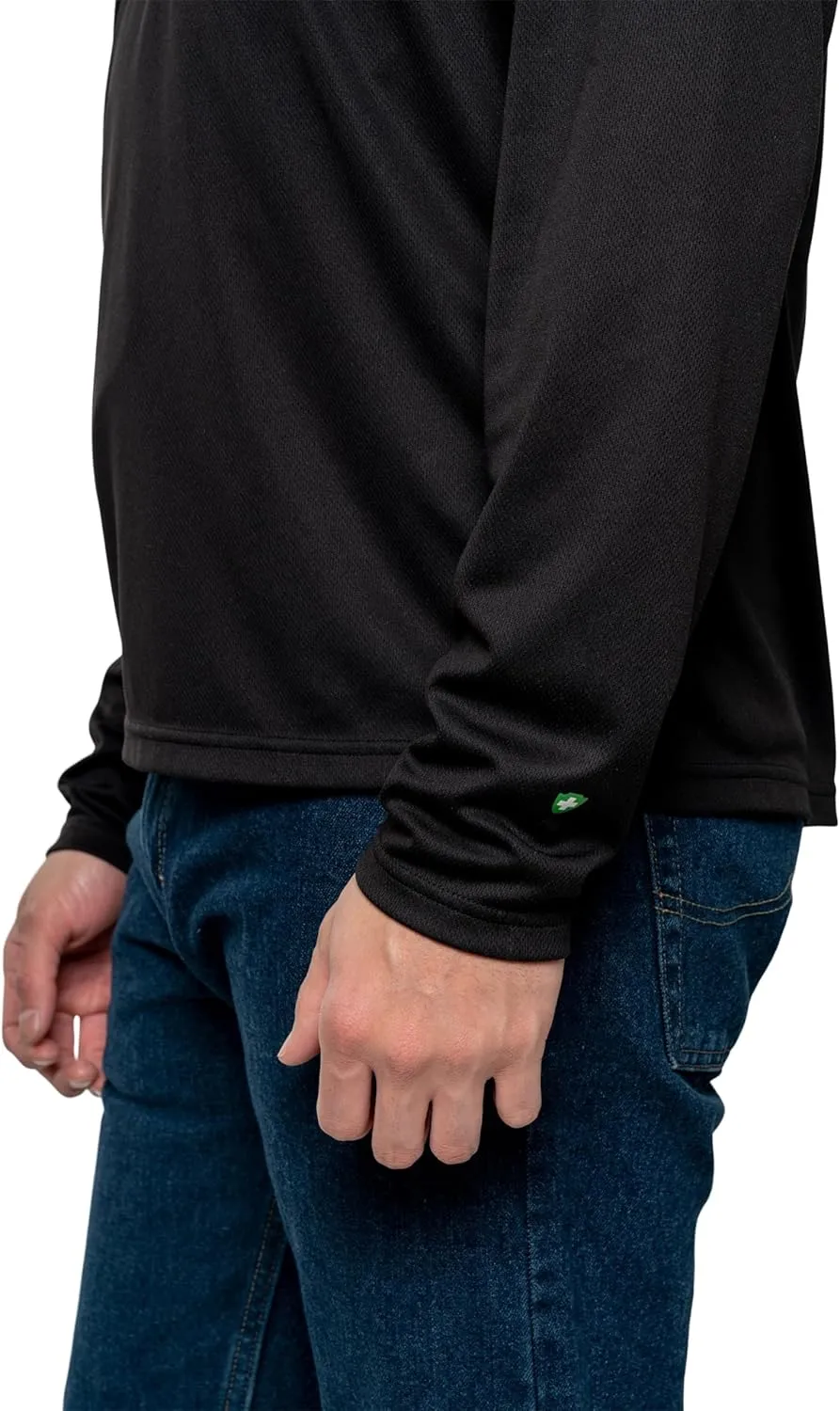 Men's Quarter Zip, with Built-in Insect Repellent