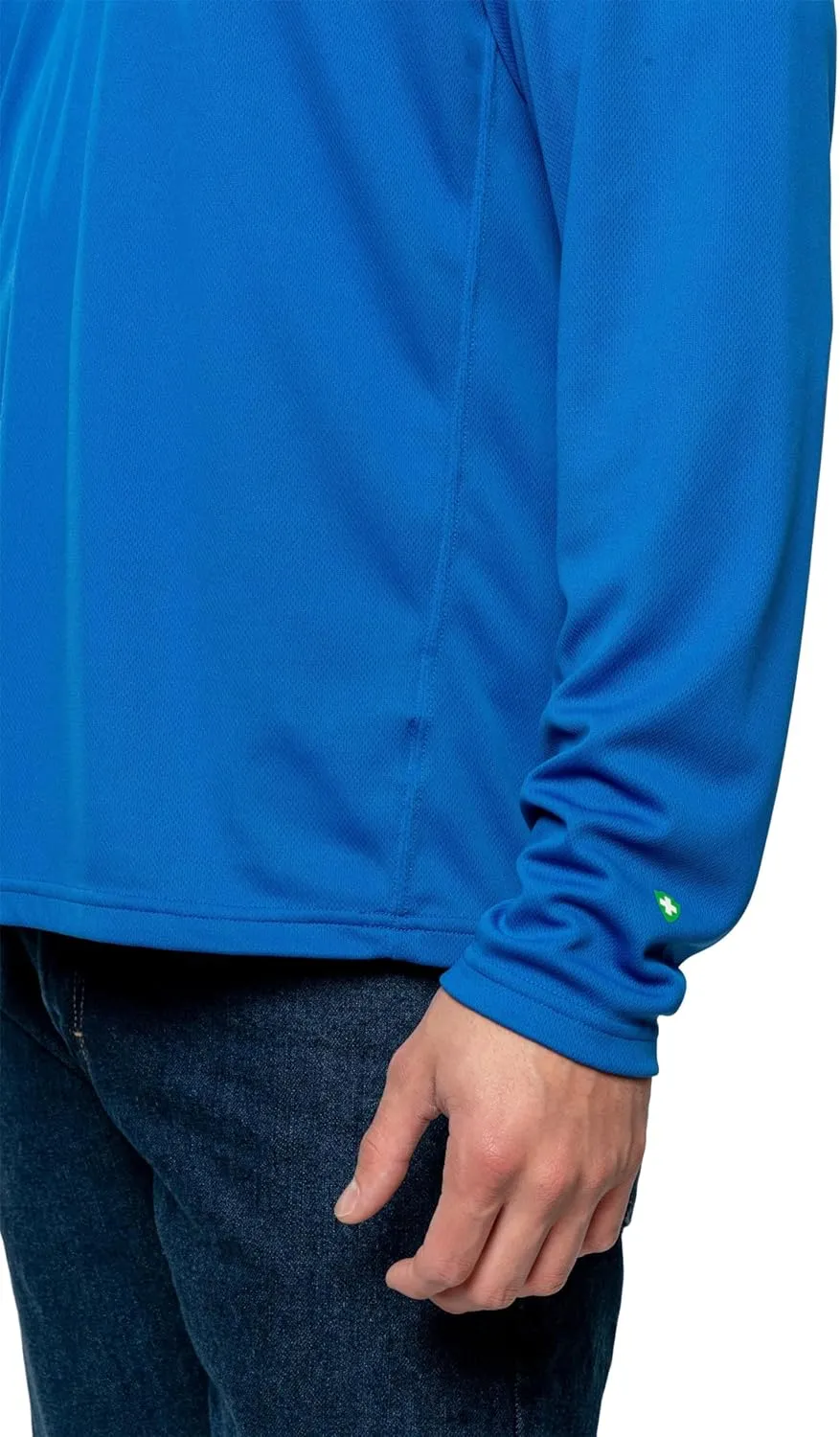 Men's Quarter Zip, with Built-in Insect Repellent