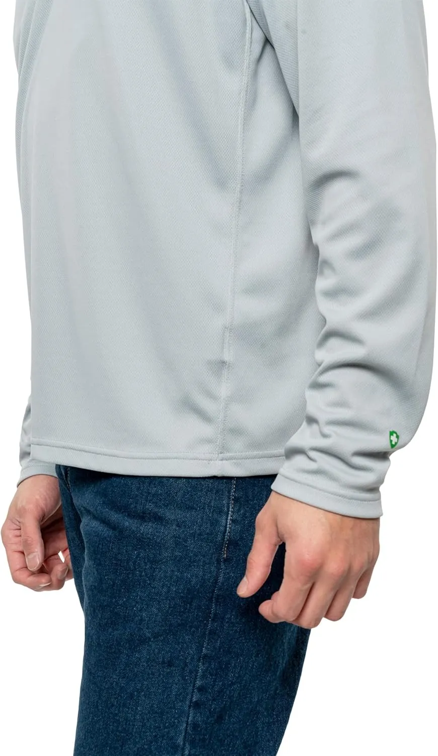 Men's Quarter Zip, with Built-in Insect Repellent