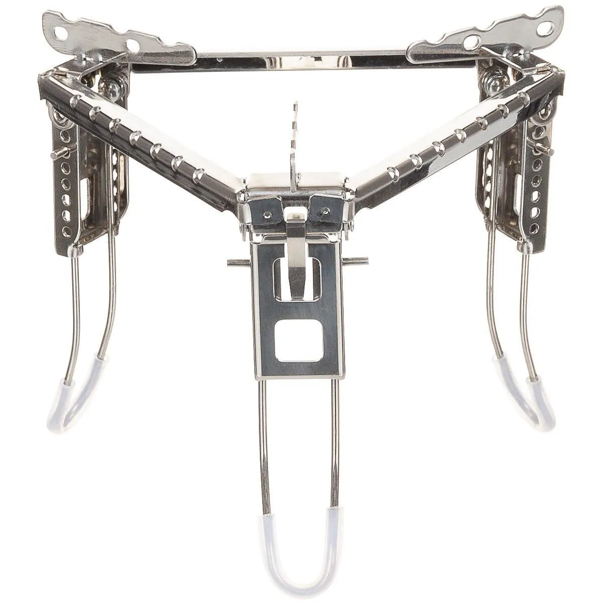 MFH campfire pot stand 3 legs lightweight adjustable outdoor cooking BBQ tripod