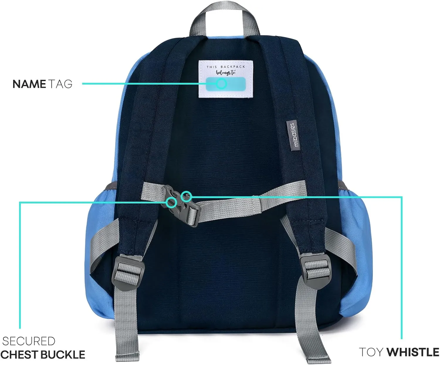 Mibasies Kids Backpack for Boys 4-6: Elementary School Bookbag