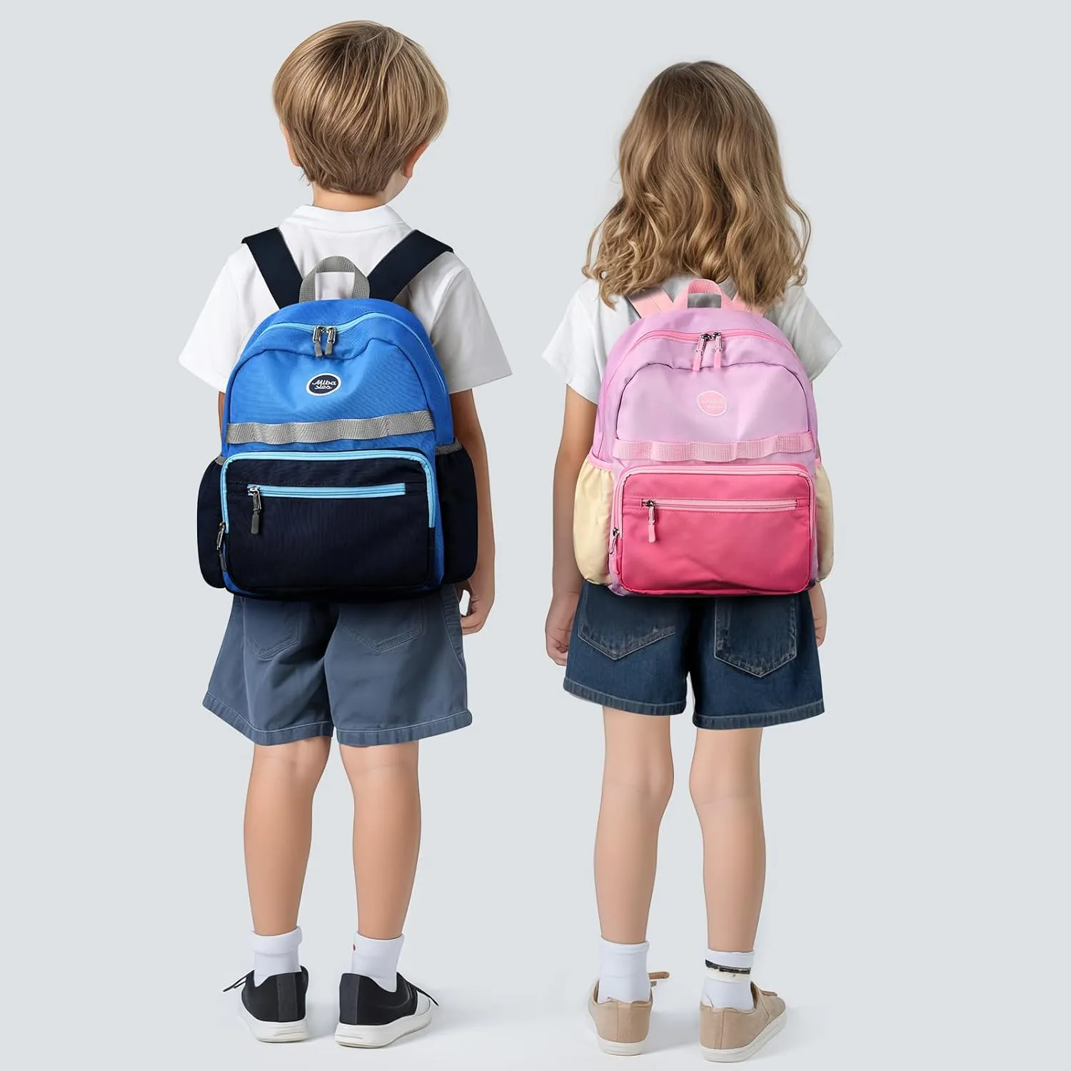 Mibasies Kids Backpack for Boys 4-6: Elementary School Bookbag