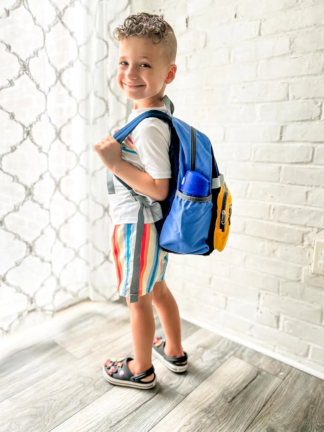 Mibasies Kids Backpack for Boys 4-6: Elementary School Bookbag