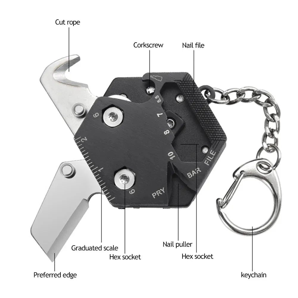 Mini Keychain Multitool