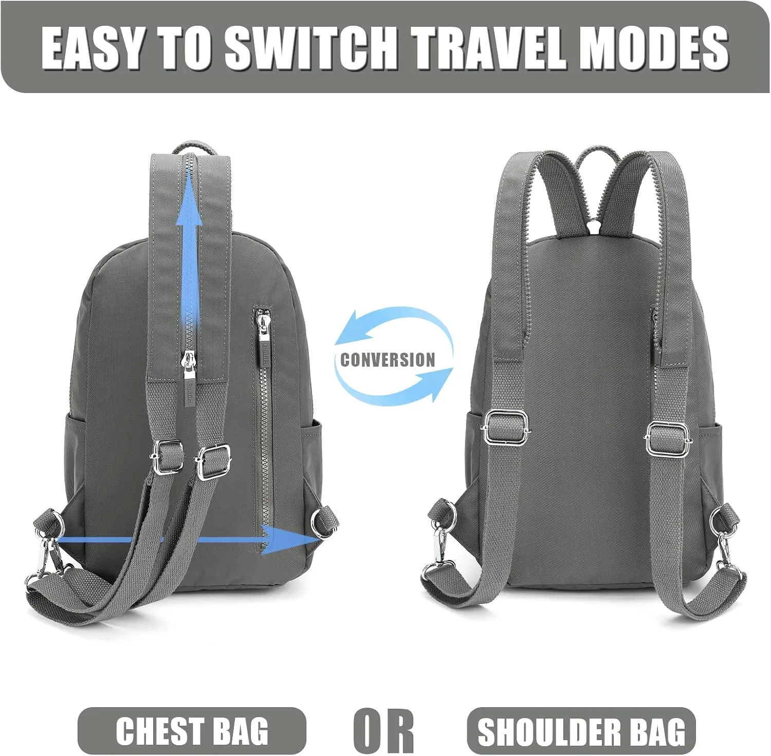 Mini Waterproof Backpack Purse for Women and Men,Small Travel Daypack
