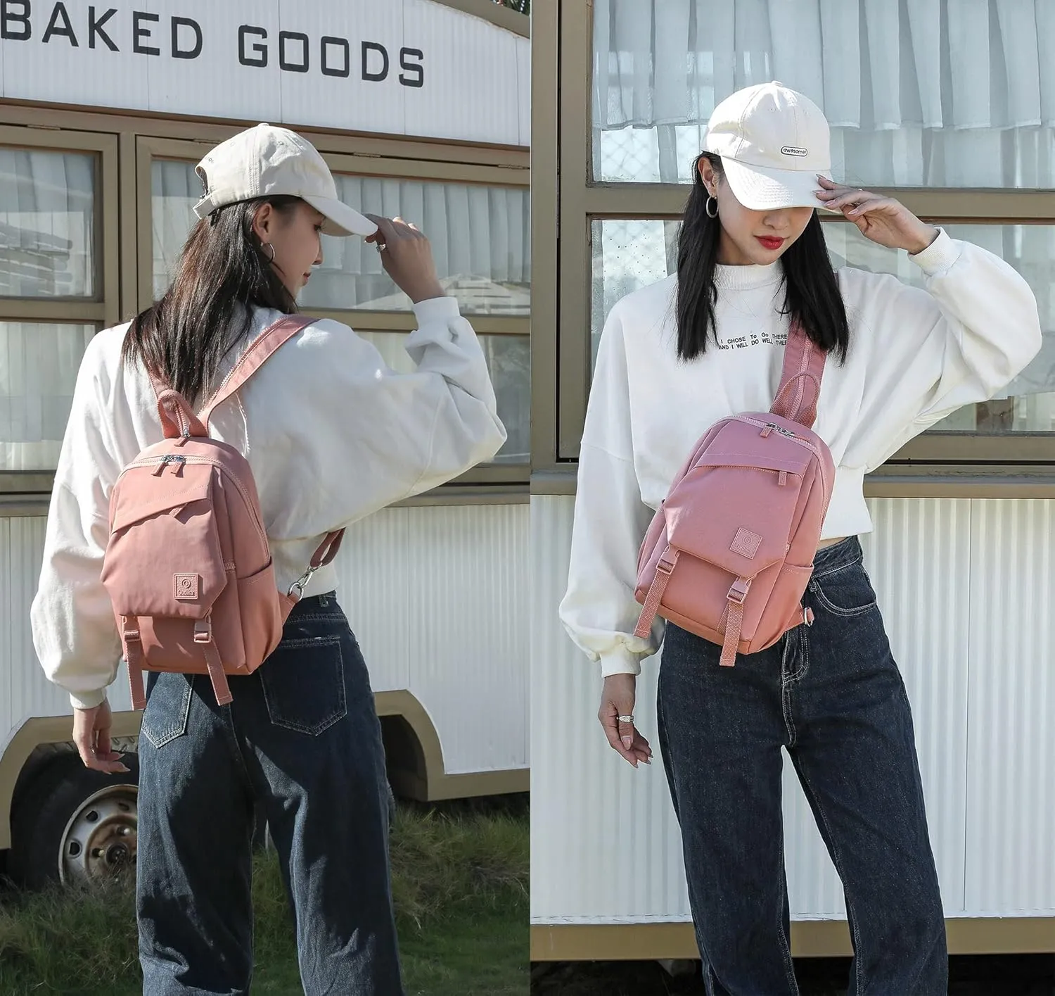 Mini Waterproof Backpack Purse for Women and Men,Small Travel Daypack