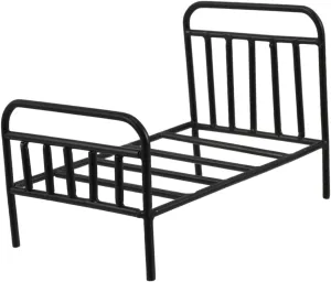 Miniature Iron Bed Plant Stand for Dollhouse Furniture Decorative Holder for Indoor Plants Elegant Design for Bedroom and Room Decor