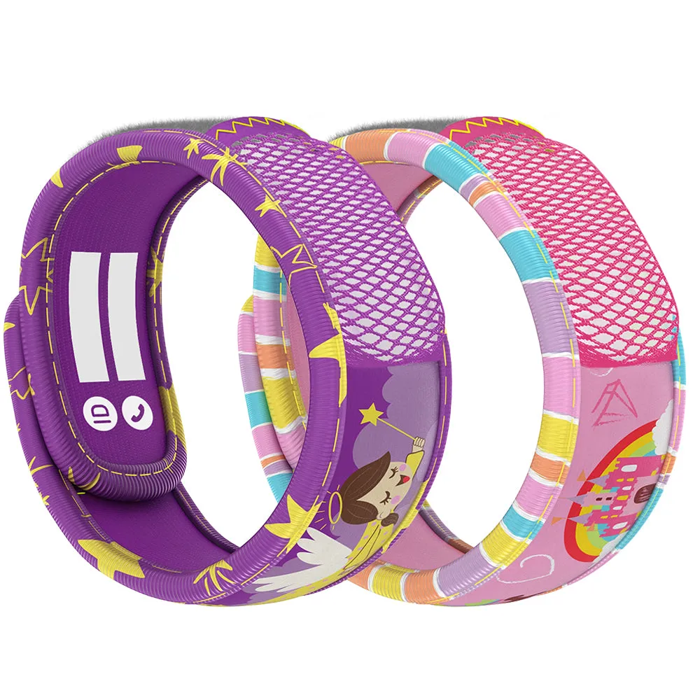 Mosquito Repellent Bonus Pack - 2 Kids Wristbands with 2 refills