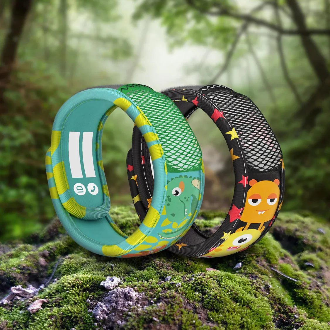 Mosquito Repellent Bonus Pack - 2 Kids Wristbands with 2 refills