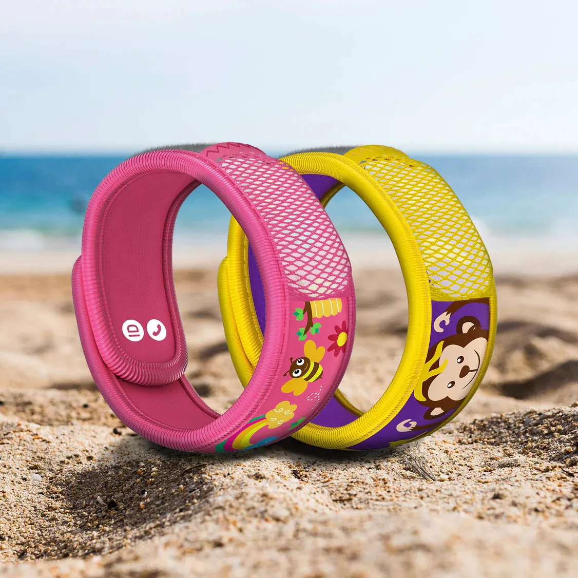 Mosquito Repellent Bonus Pack - 2 Kids Wristbands with 2 refills