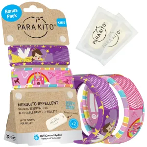 Mosquito Repellent Bonus Pack - 2 Kids Wristbands with 2 refills