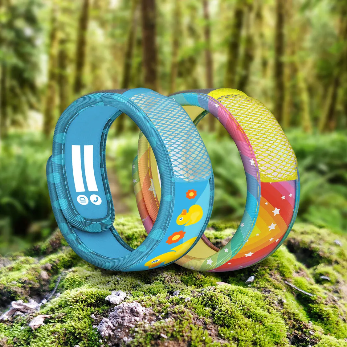 Mosquito Repellent Bonus Pack - 2 Kids Wristbands with 2 refills