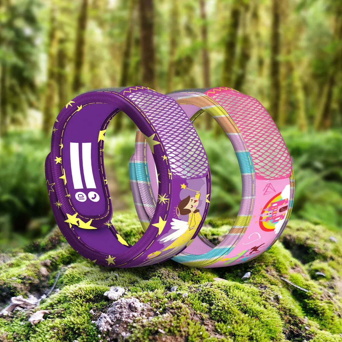 Mosquito Repellent Bonus Pack - 2 Kids Wristbands with 2 refills