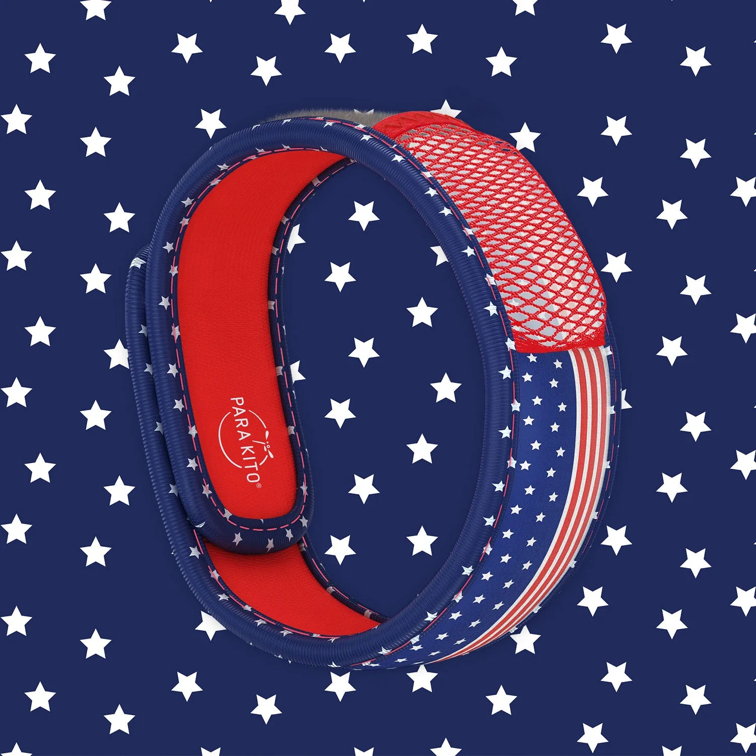 Mosquito Repellent Bonus Pack - 2 US Flag Wristbands with 2 refills