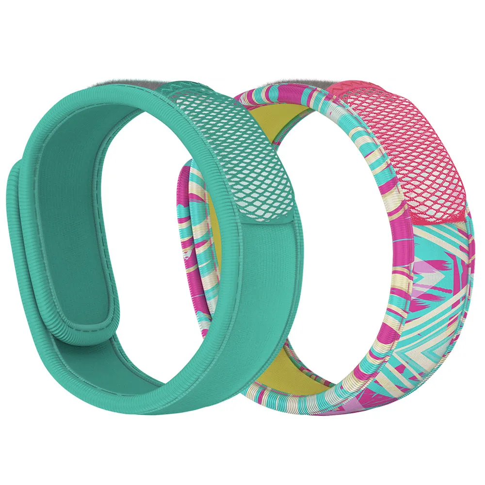 Mosquito Repellent Bonus Pack - 2 Wristbands with 2 refills