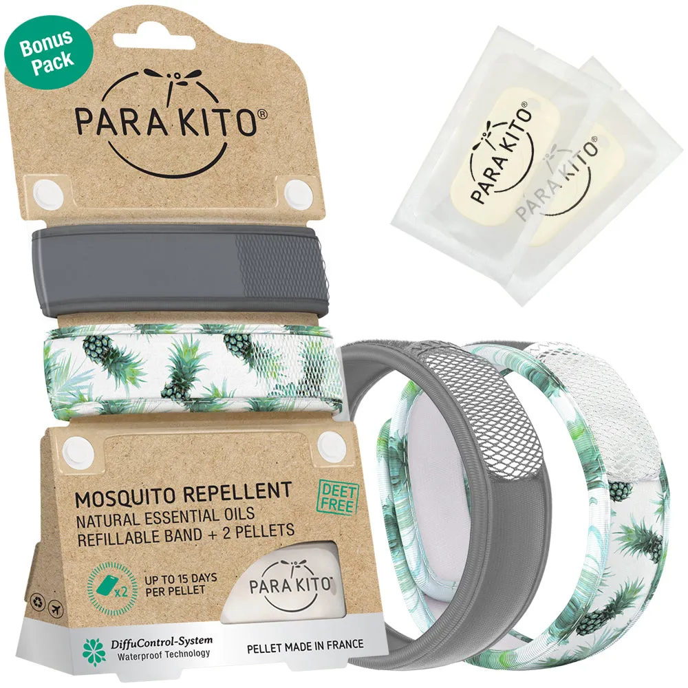 Mosquito Repellent Bonus Pack - 2 Wristbands with 2 refills