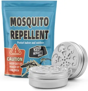 Mosquito Repellent Outdoor Patio, Natural Mosquito Repellents, Mosquito Barrier, Mosquito Repellent Indoors, Mosquito Repeller, Powerfully, Effectively and Safely Mosquito Control-2P