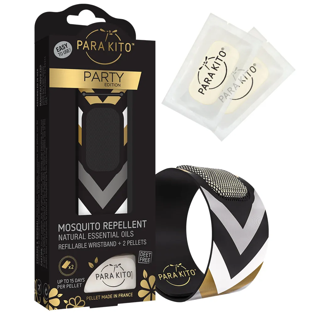 Mosquito Repellent Party Wristband with 2 refills