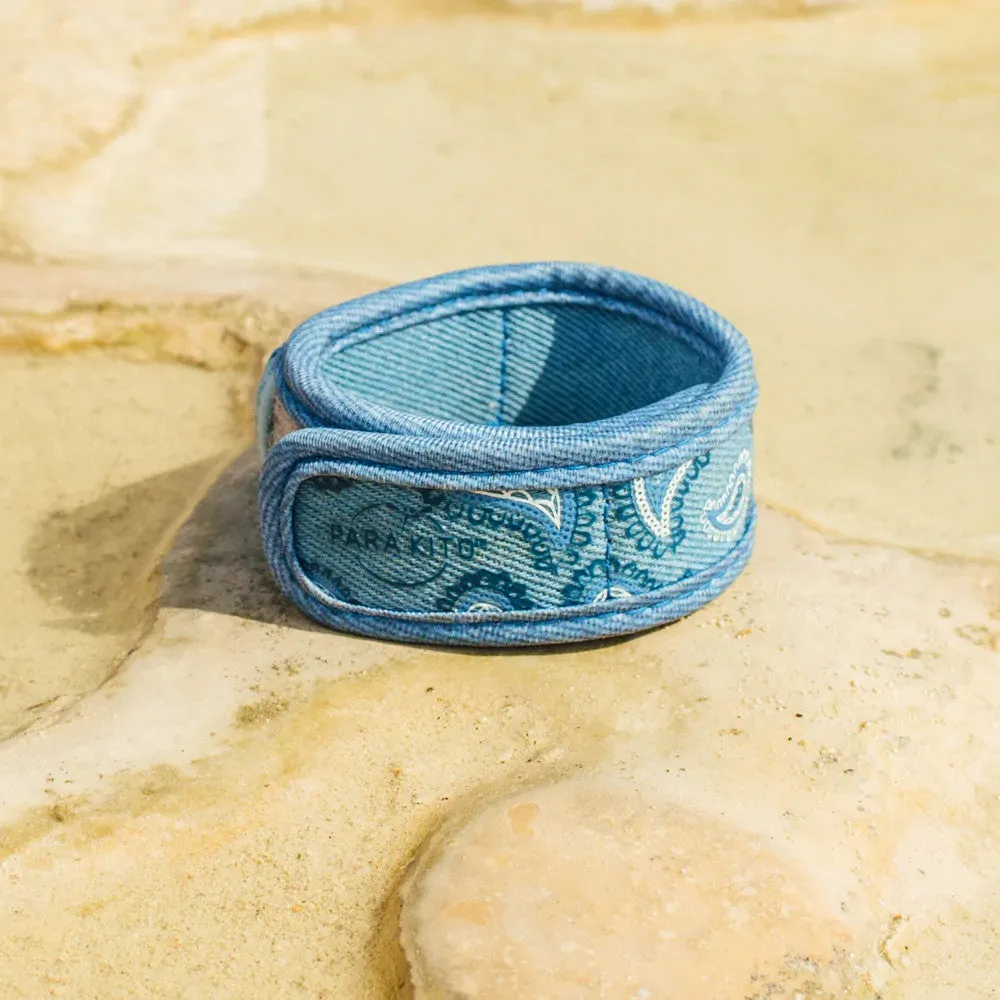 Mosquito Repellent Wristband with 2 refills - Blue Jeans