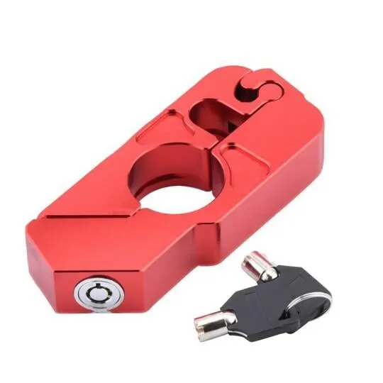 Motorcycle Safety Handlebar Lock Security Grip Stainless Steel Lock