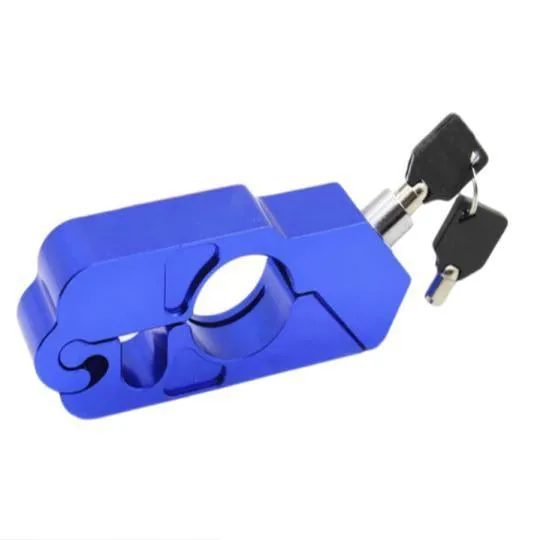 Motorcycle Safety Handlebar Lock Security Grip Stainless Steel Lock