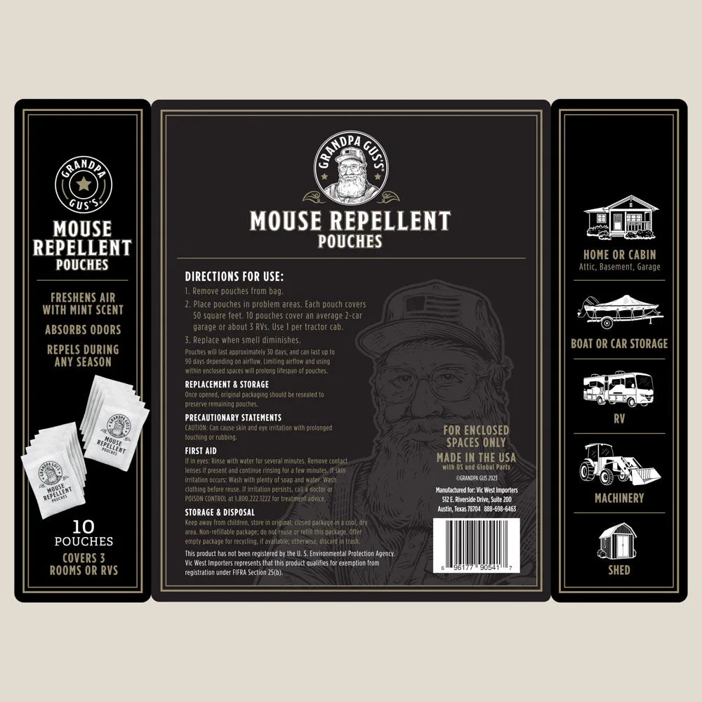 Mouse Repellent Pouches (10-Pack)