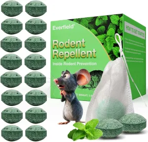 Mouse Repellent Rat Repellent, 24Pcs Peppermint Oil Moth Balls
