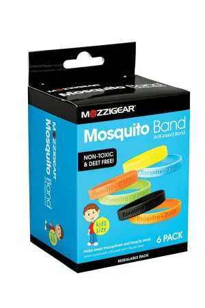 MOZZIGEAR Mosquito Band Kid 6 Pack