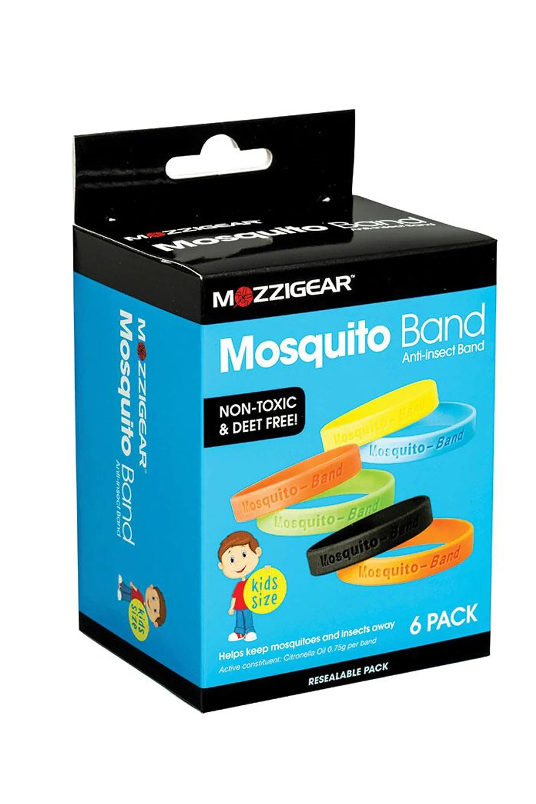 MOZZIGEAR Mosquito Band Kid 6 Pack