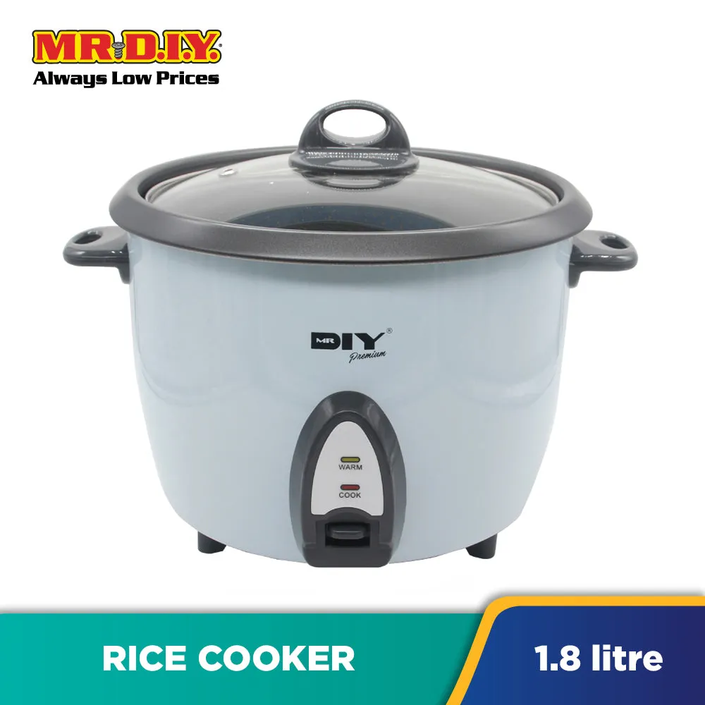 (MR.DIY) Premium Electric Rice Cooker 1.8L RC