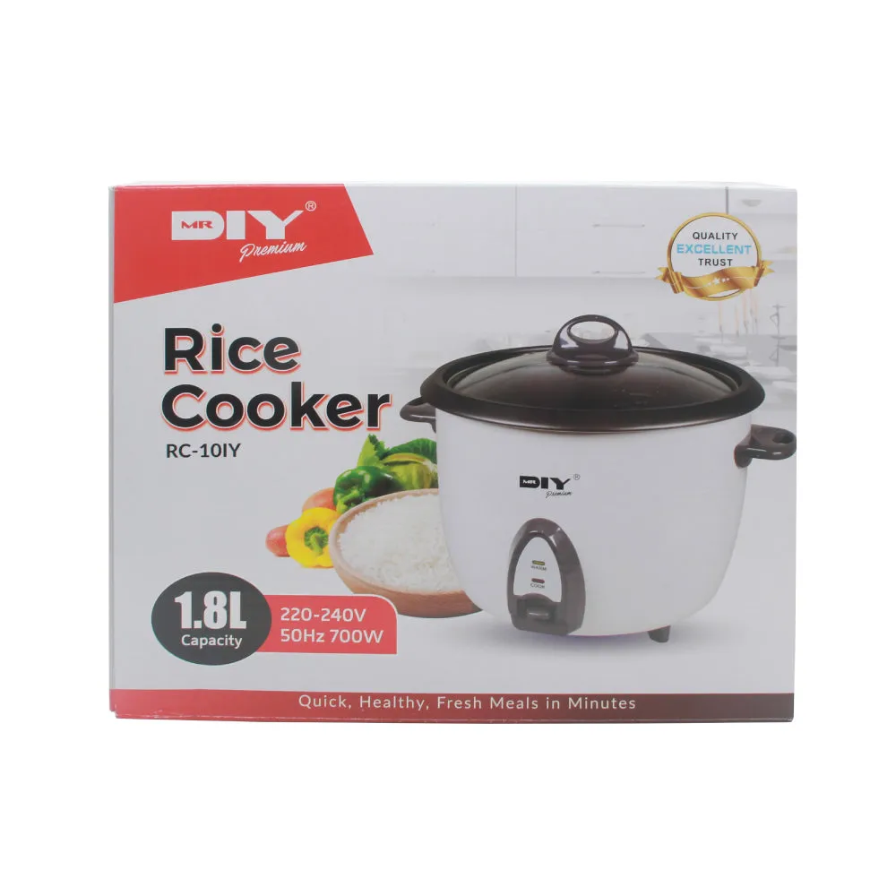 (MR.DIY) Premium Electric Rice Cooker 1.8L RC